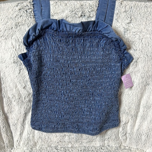 🆕NWT Girl Matching Denim Top and Skirt - Picture 2 of 6